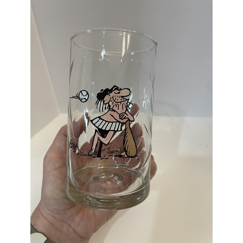 Vintage Arby's 1981 BC Ice Age Comic Collector‎ Glass Johnny Hart